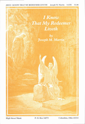 Book cover for I Know That My Redeemer Liveth