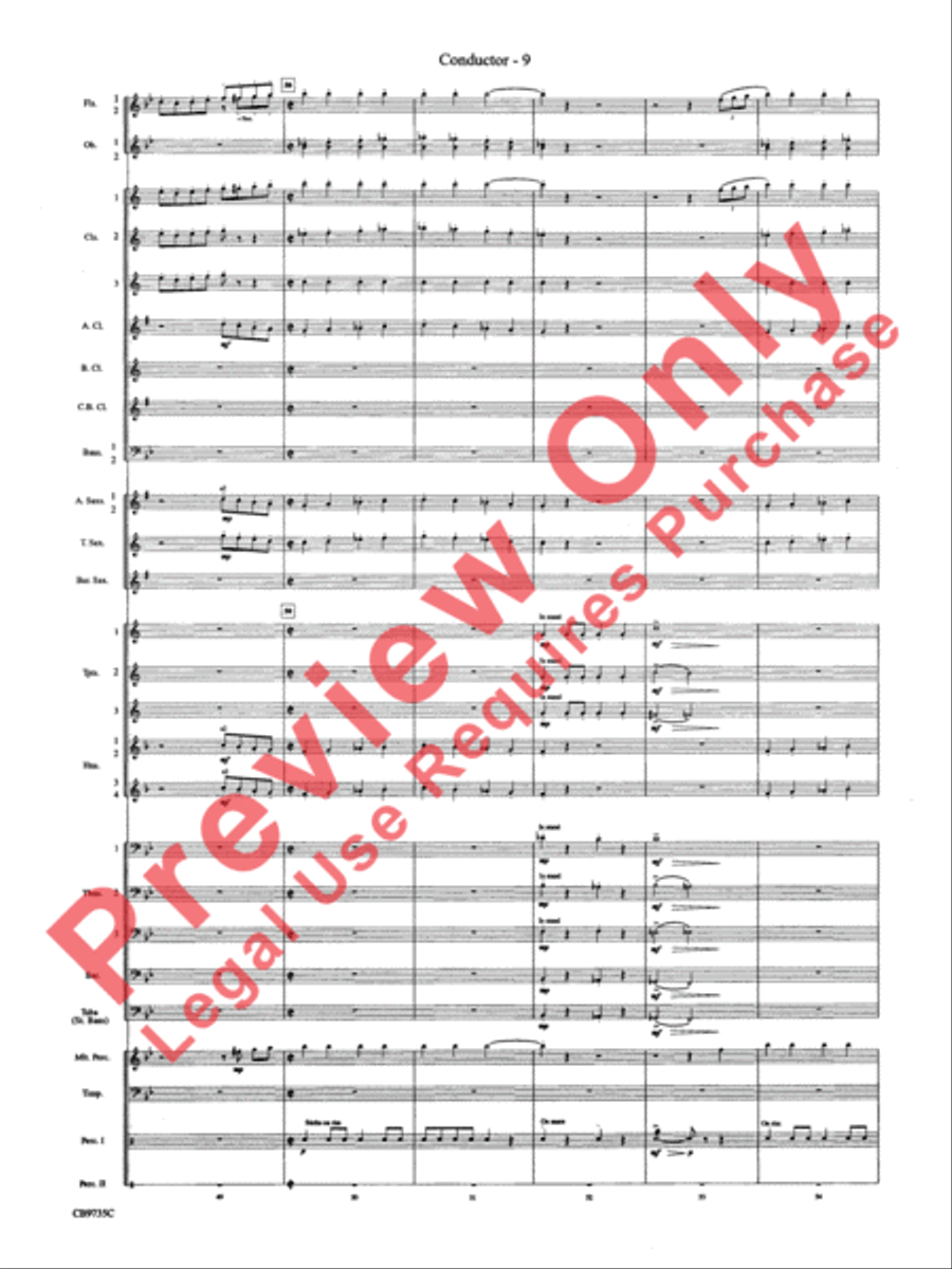 Strike Up the Band Concert Band scores gallery preview page 12