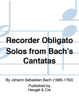 Les cantates de J.S.Bach