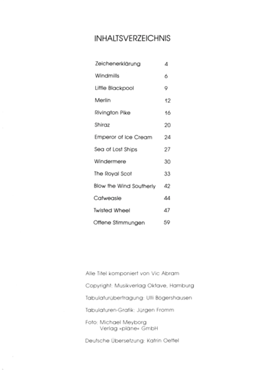 Vic Abram - Instrumentalstucke fur 6- und 12-saitige Gitarren Guitar scores gallery preview page 3