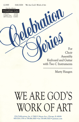 Book cover for We Are God's Work of Art