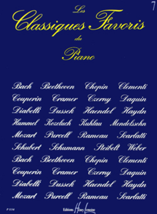 Book cover for Les classiques favoris - Volume 7