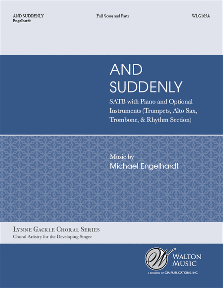 And Suddenly (SATB) Full Score and Parts 4-Part scores gallery preview page 1