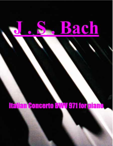 Bach - Italian Concerto bwv 971 for piano solo