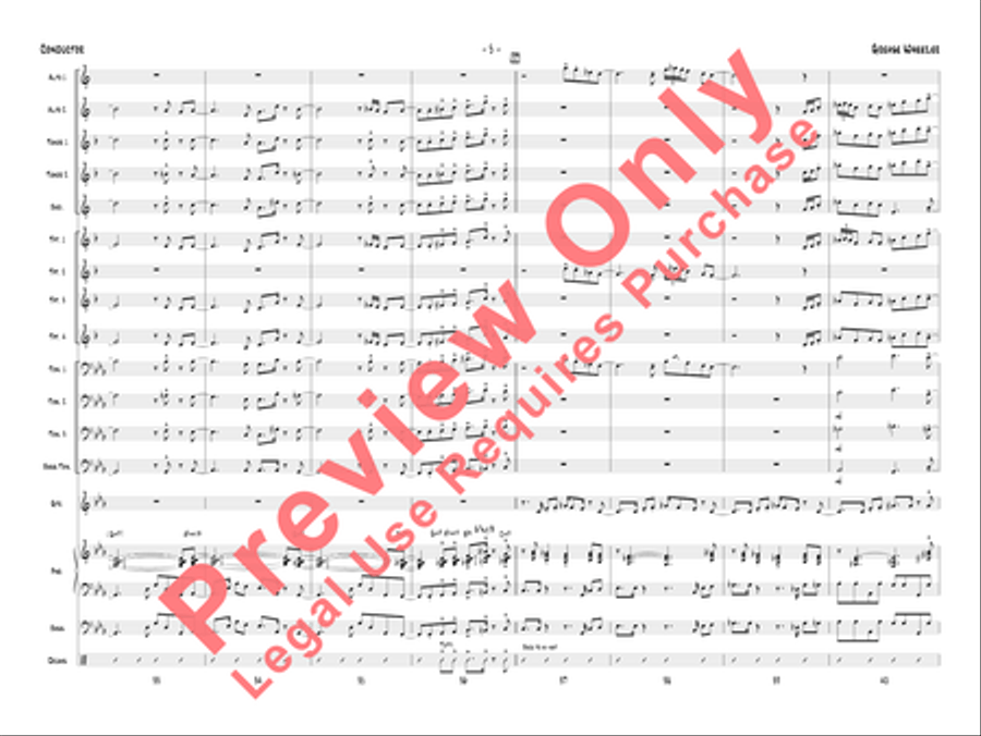 Grease Wheezer Jazz Ensemble scores gallery preview page 8