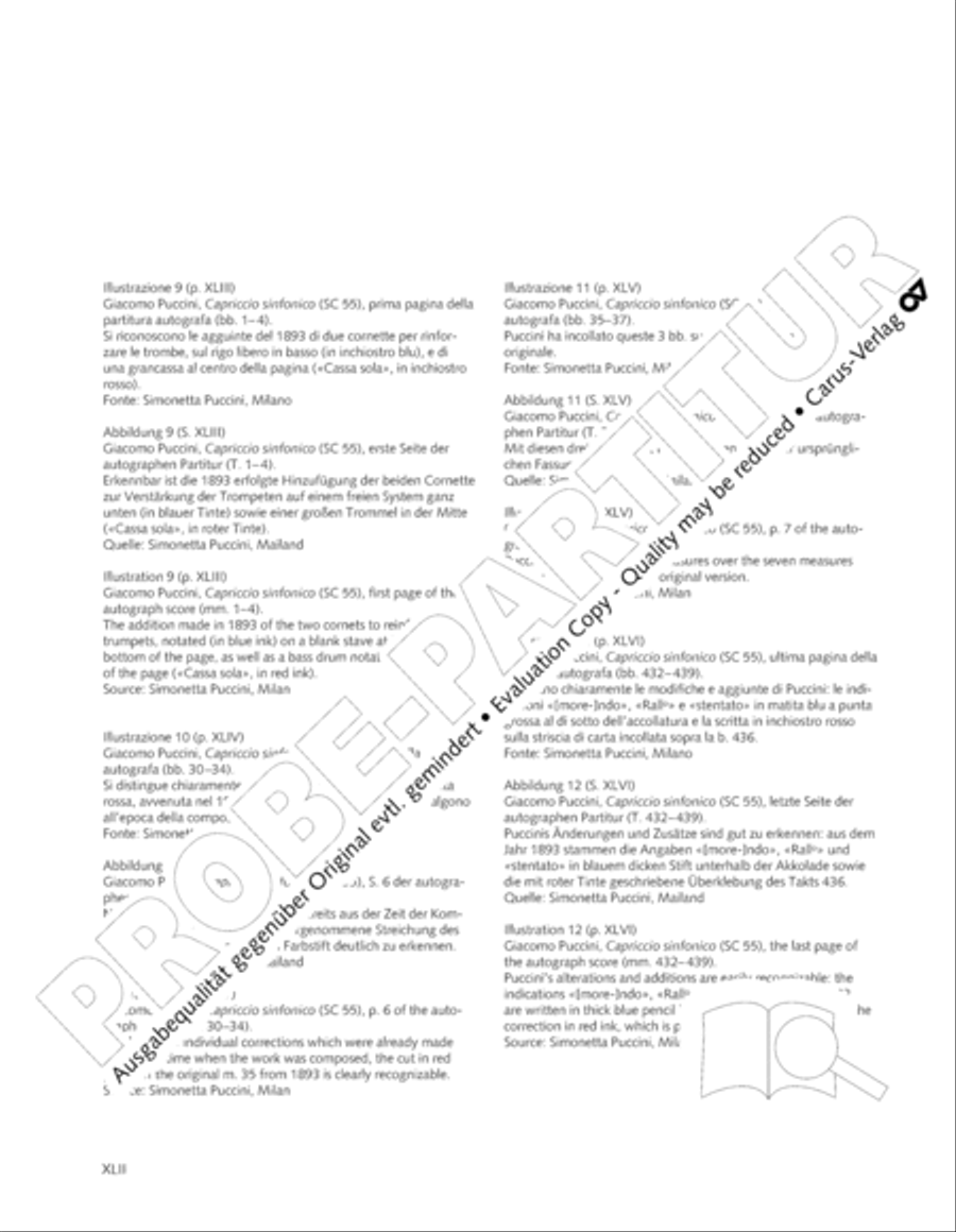 Edizione Nazionale delle Opere di Giacomo Puccini. II. Instrumental music; 1. Works for orchestra (vol. II/1) Score scores gallery preview page 43