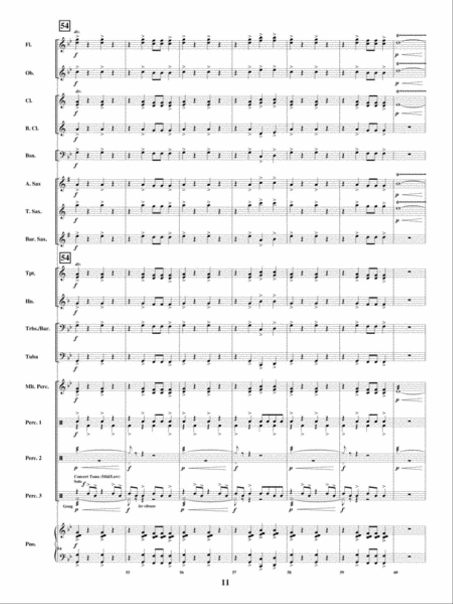 Surge Concert Band scores gallery preview page 10