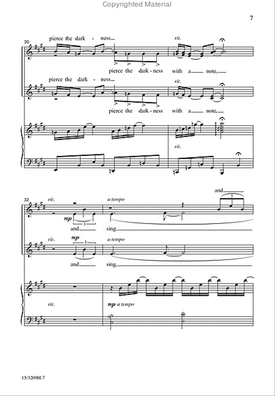 And I Can Sing SSAA scores gallery preview page 7