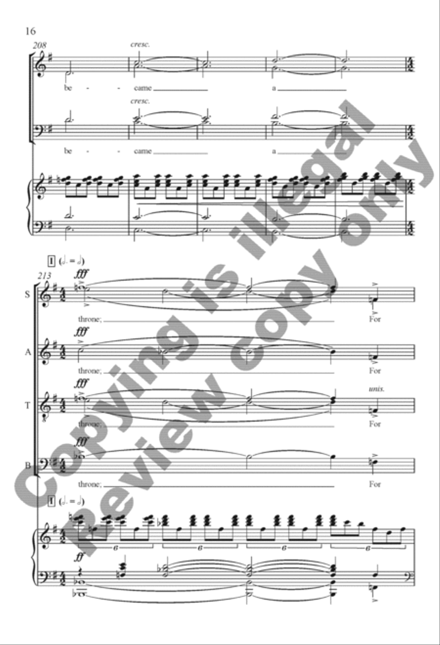 The Snow Lay On the Ground 4-Part scores gallery preview page 35