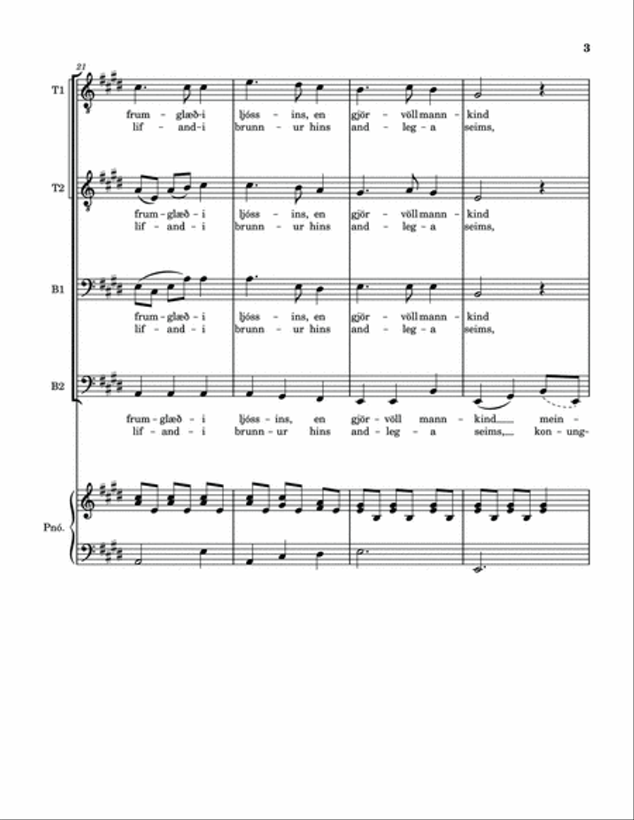 Heims um ból - TTBB TTBB scores gallery preview page 4