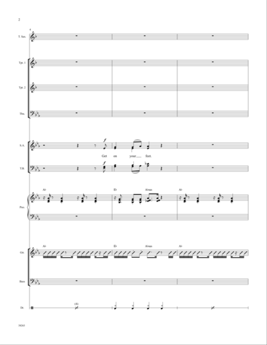 Get On Your Feet Choir scores gallery preview page 3