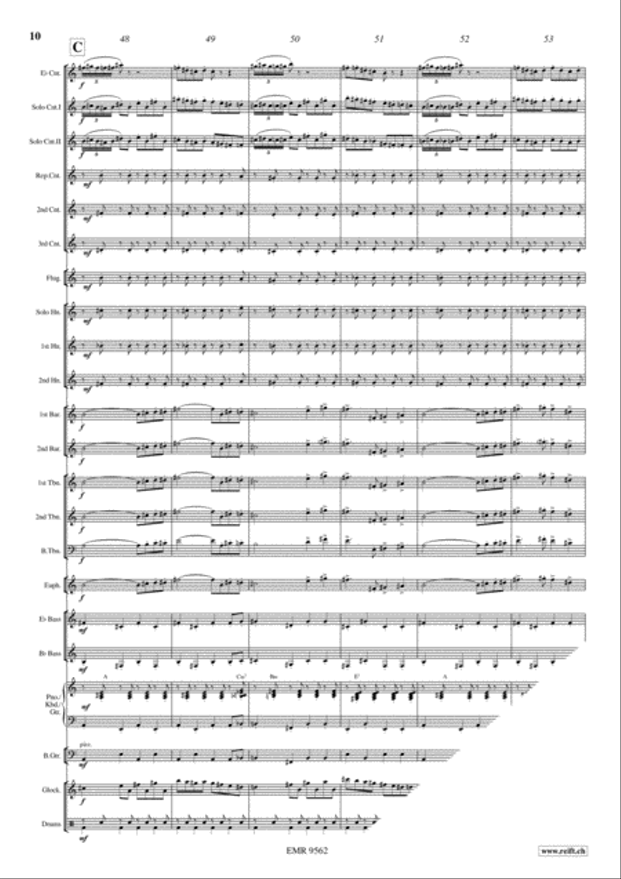 Giulietta Degli Spiriti Brass Band scores gallery preview page 11