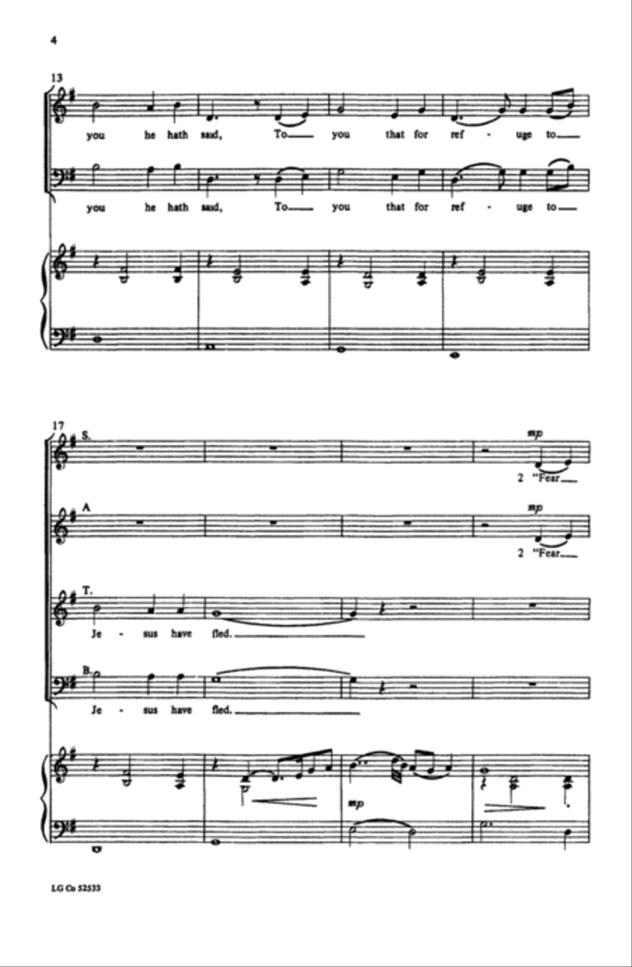 How Firm a Foundation Choir scores gallery preview page 2