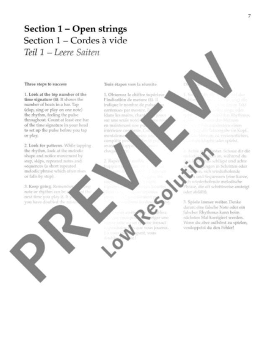 Violin Sight-Reading 1 Violin Solo scores gallery preview page 8