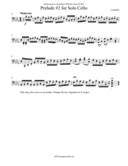 9 Preludes for Solo Cello image number null