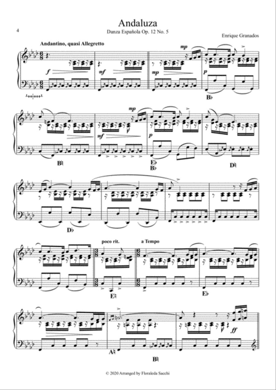Oriental & Andaluza Harp scores gallery preview page 5