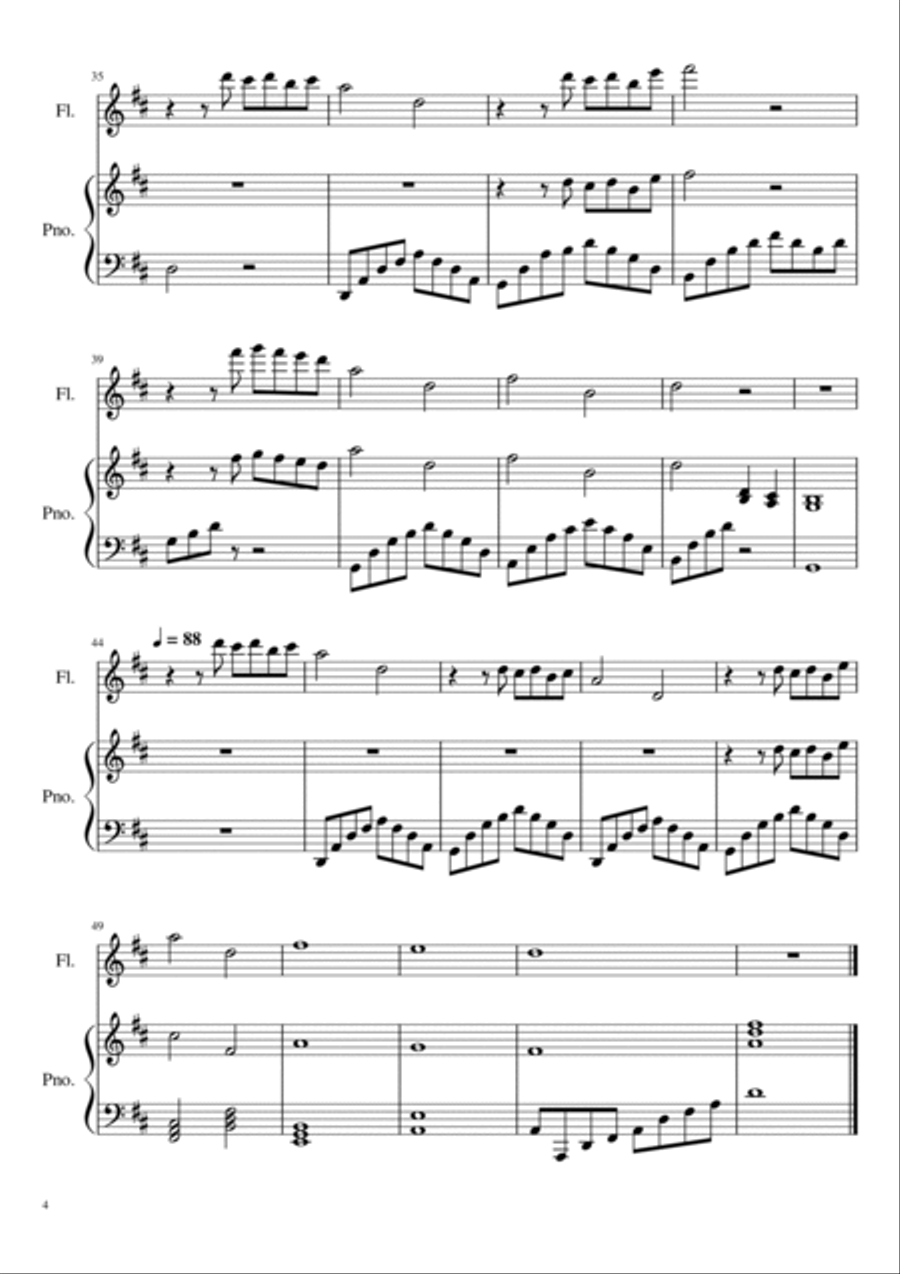 Far Longer Than Forever Flute Solo scores gallery preview page 4