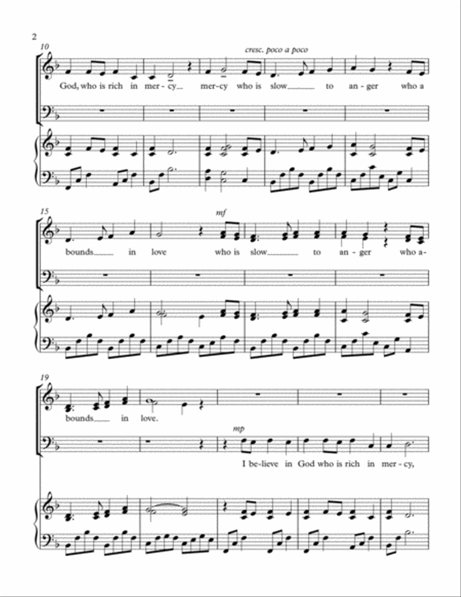 Rich in Mercy 4-Part scores gallery preview page 2