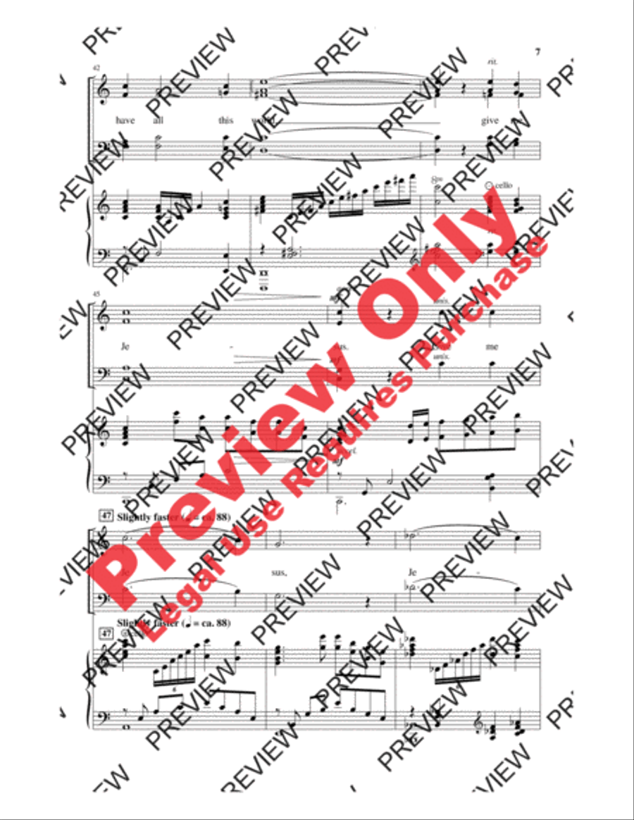 More Precious Than Silver with Give Me Jesus 4-Part scores gallery preview page 18