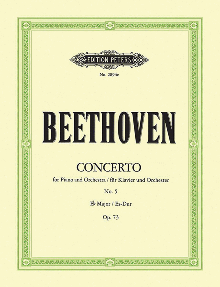 Piano Concerto No. 5 Piano Solo scores gallery preview page 1