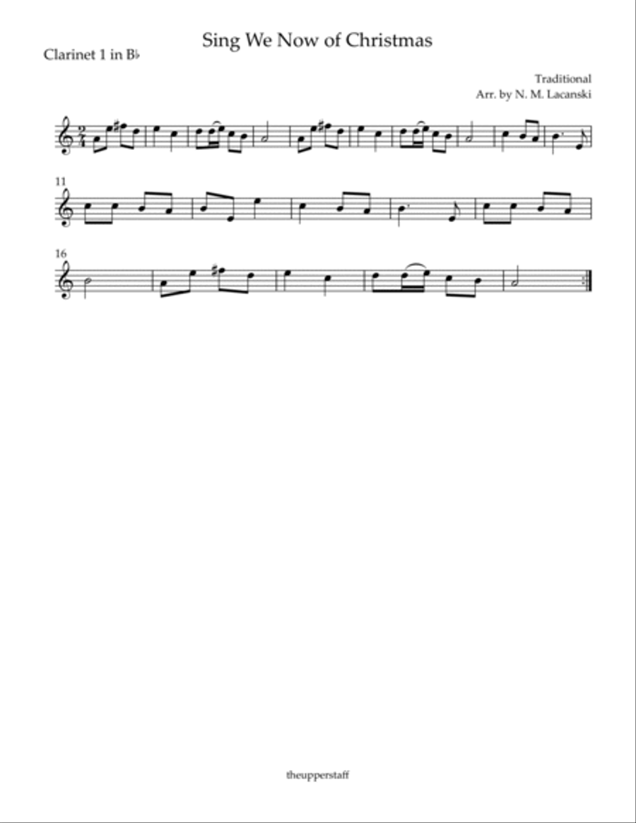 Sing We Now of Christmas Sing We Now of Christmas Woodwind Ensemble scores gallery preview page 4
