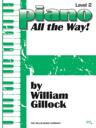 Book cover for Piano - All the Way! - Level 2