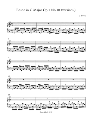 Etude in C Major Op.1 No.18 (Version 2)