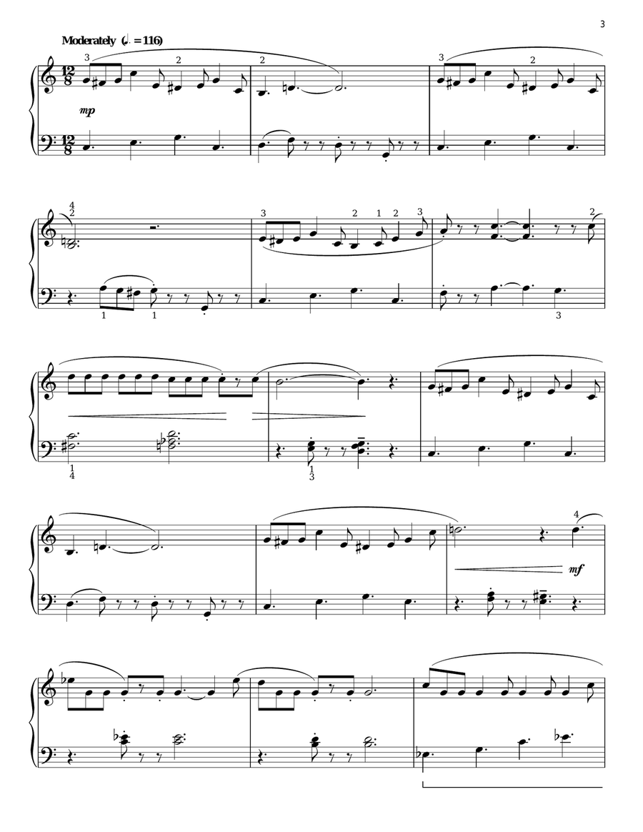 Maria (from The Sound Of Music) (arr. Phillip Keveren) Piano Solo scores gallery preview page 3