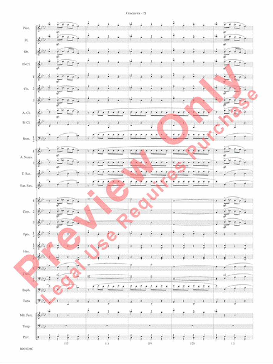 Fiddle-Faddle Concert Band scores gallery preview page 23
