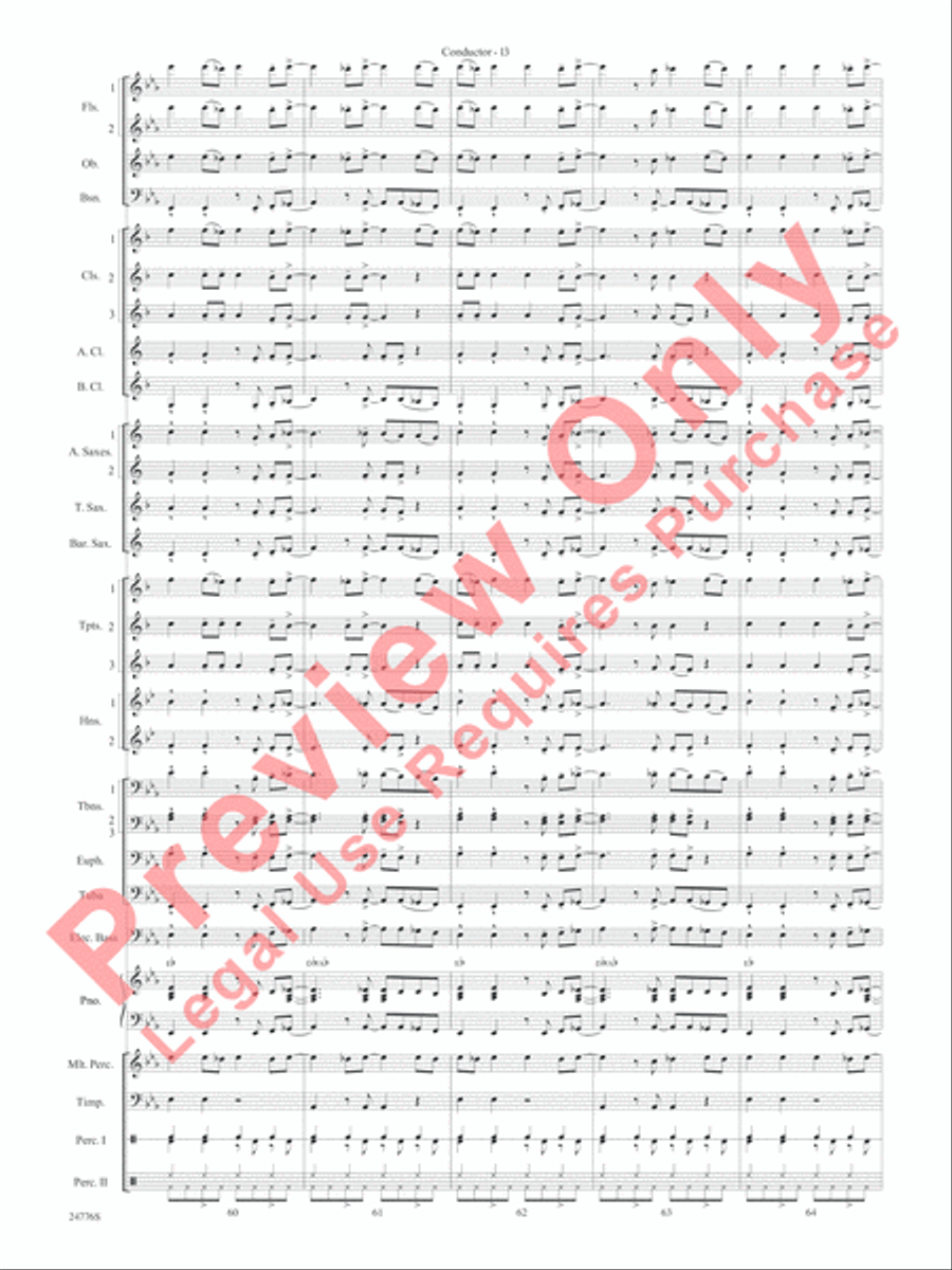 Rolling Stones: The Music Tour Concert Band scores gallery preview page 16