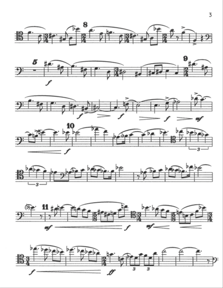 Sonata Bassoon Solo scores gallery preview page 3