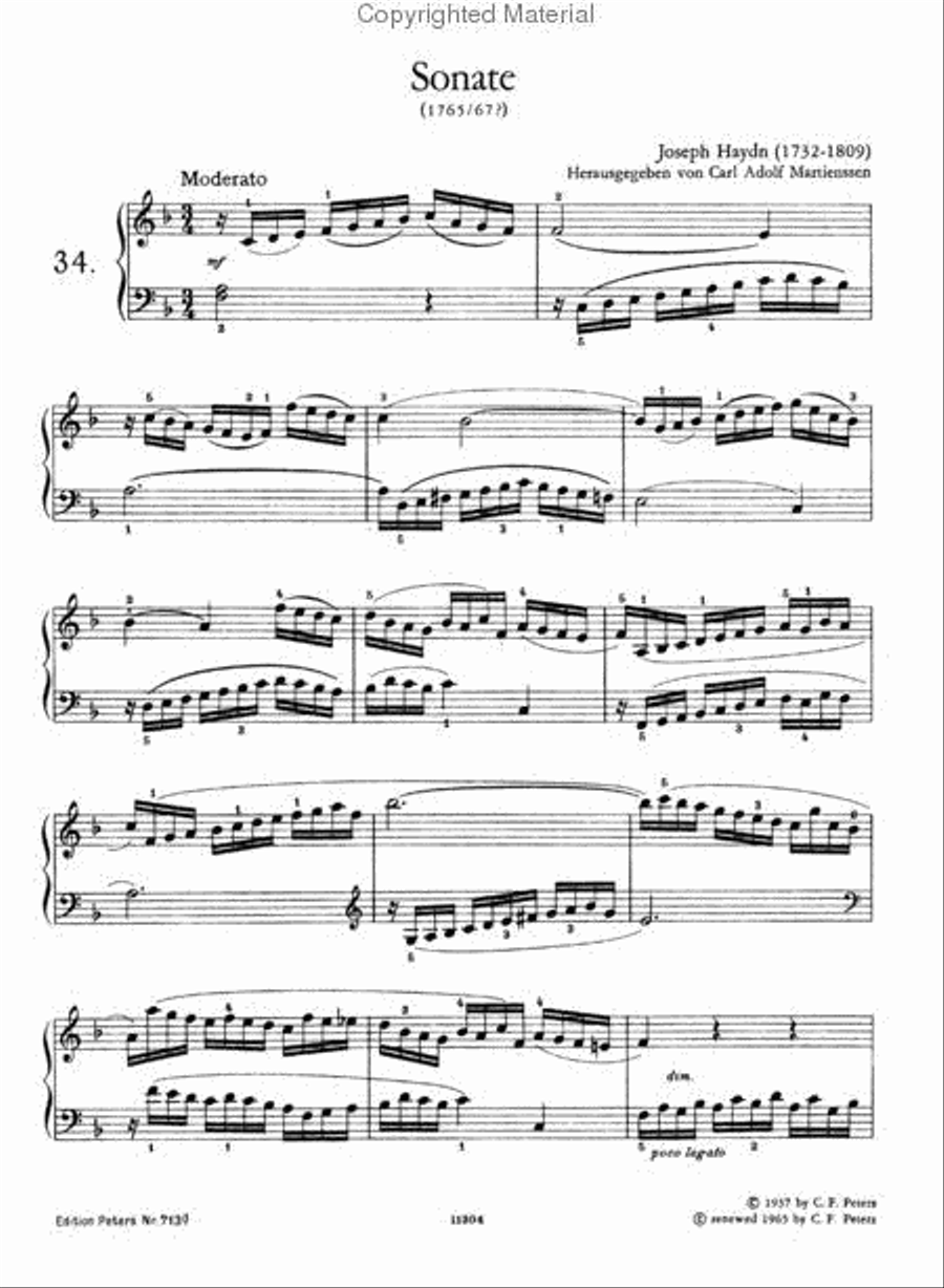 Piano Sonatas Piano Sonatas Piano scores gallery preview page 3