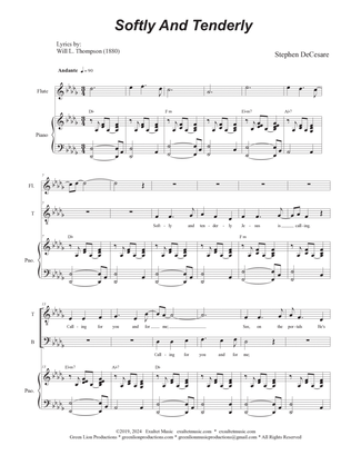 Softly And Tenderly (Duet for Tenor and Bass Solo)