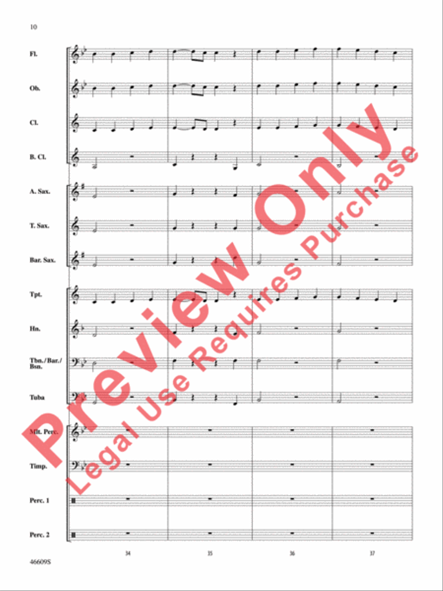 A (Very) Short History of Music Concert Band scores gallery preview page 11