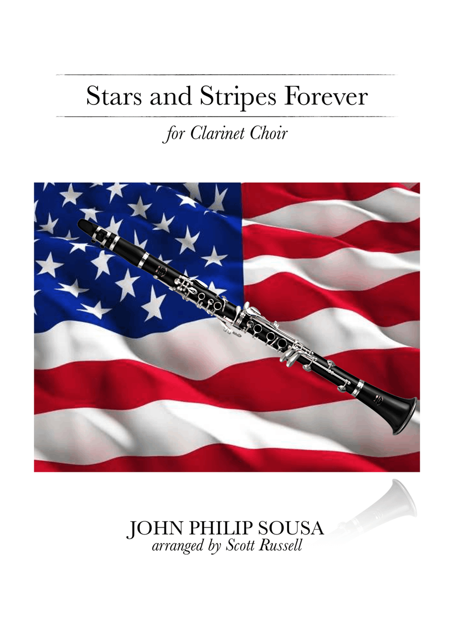 Stars and Stripes Forever - Clarinet Choir Clarinet Choir scores gallery preview page 1