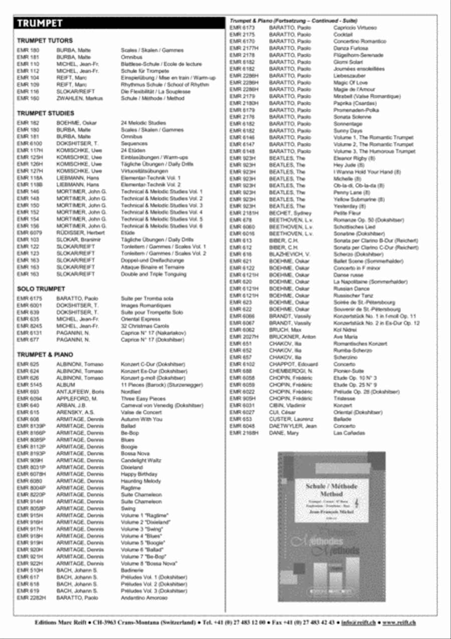 Technical & Melodic Studies Vol. 6 Trumpet scores gallery preview page 15