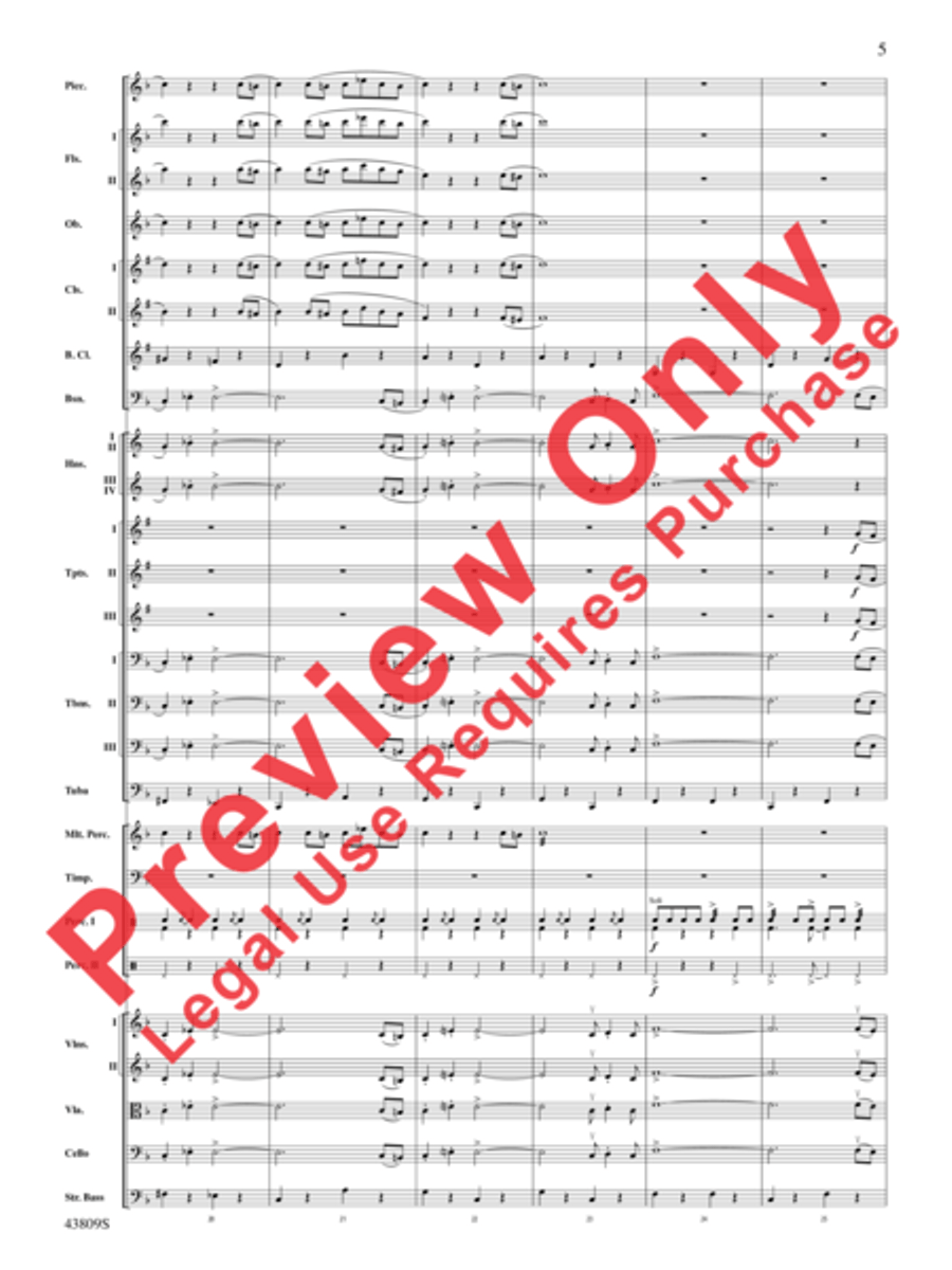 Gershwin by George! Full Orchestra scores gallery preview page 6
