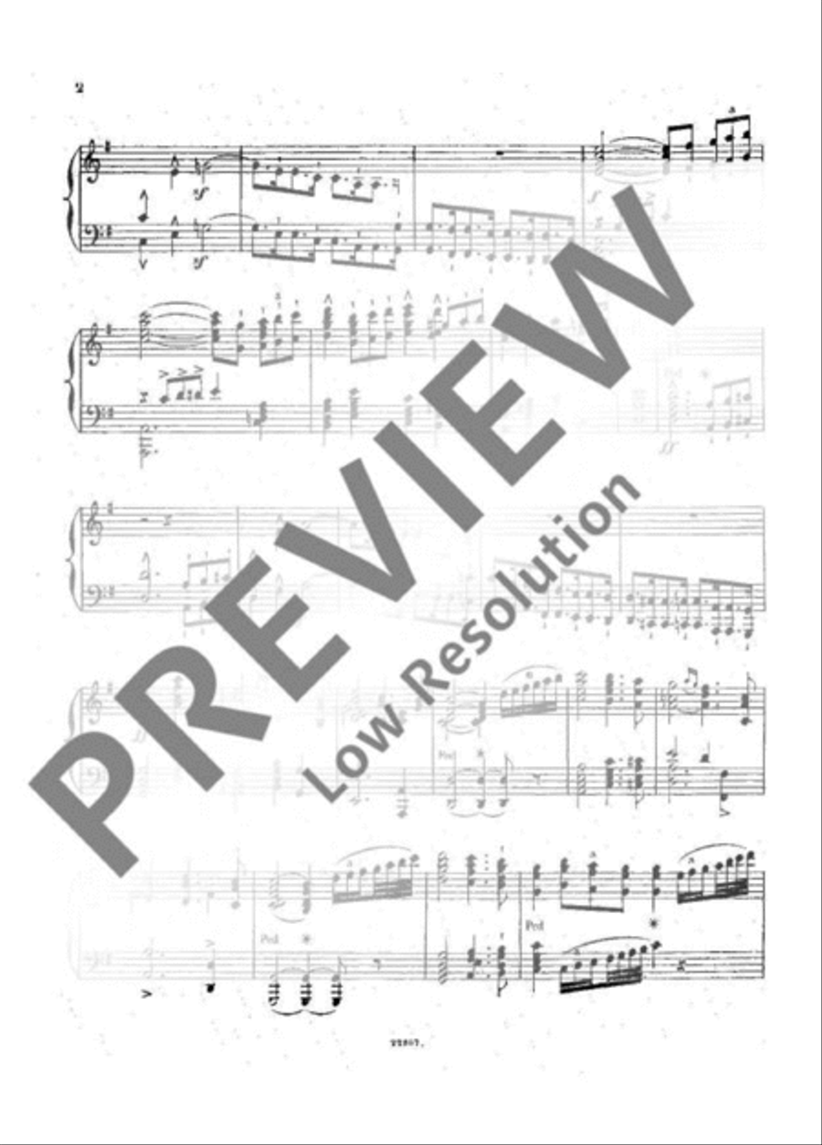 Großer Festmarsch Piano Solo scores gallery preview page 3