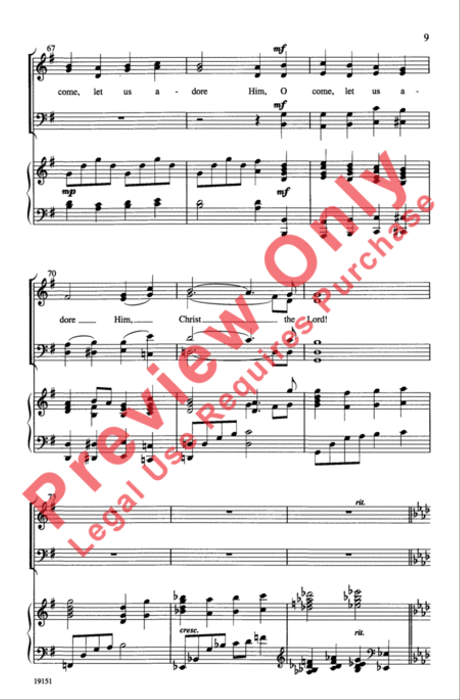 Sing Joy! Sing Joy! 4-Part scores gallery preview page 9