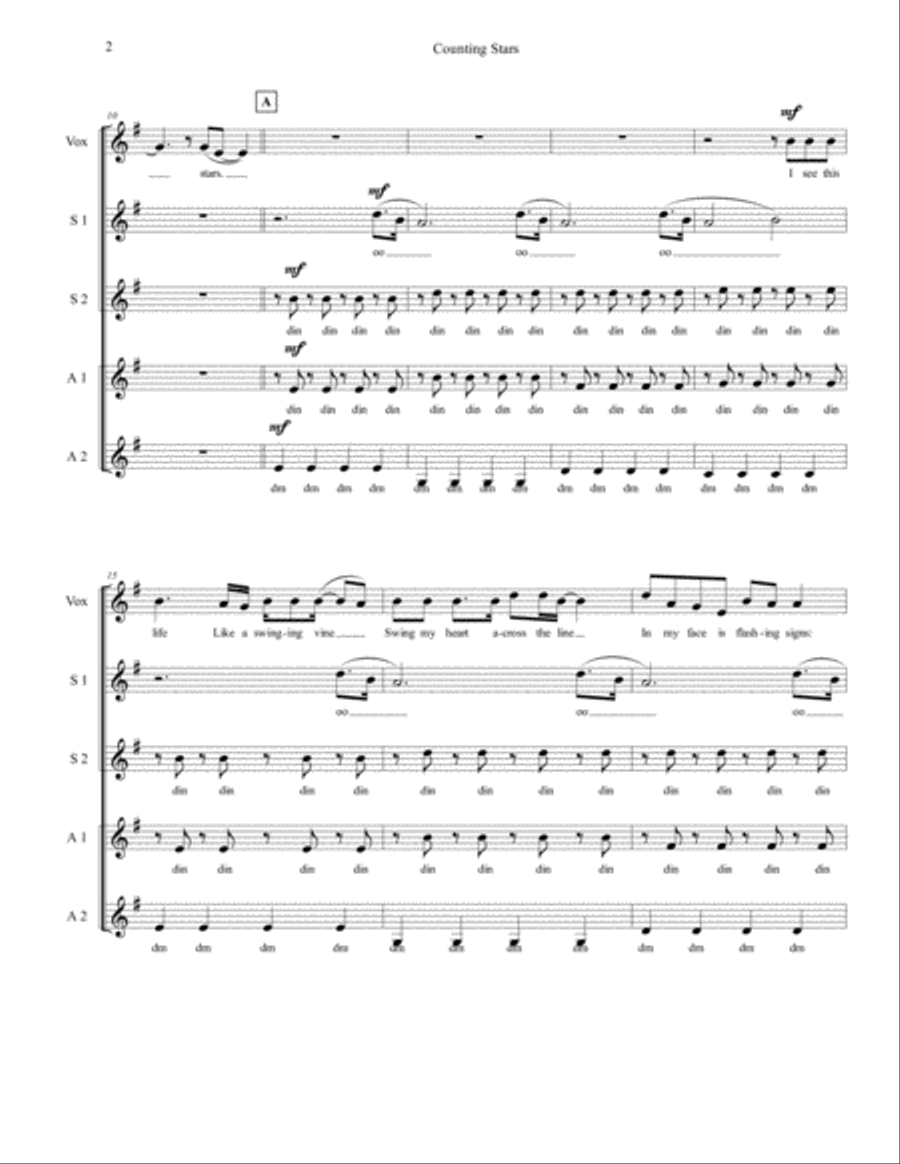 Counting Stars SSAA scores gallery preview page 2