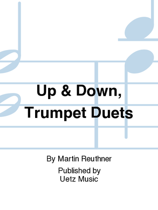 Book cover for Up & Down, Trumpet Duets