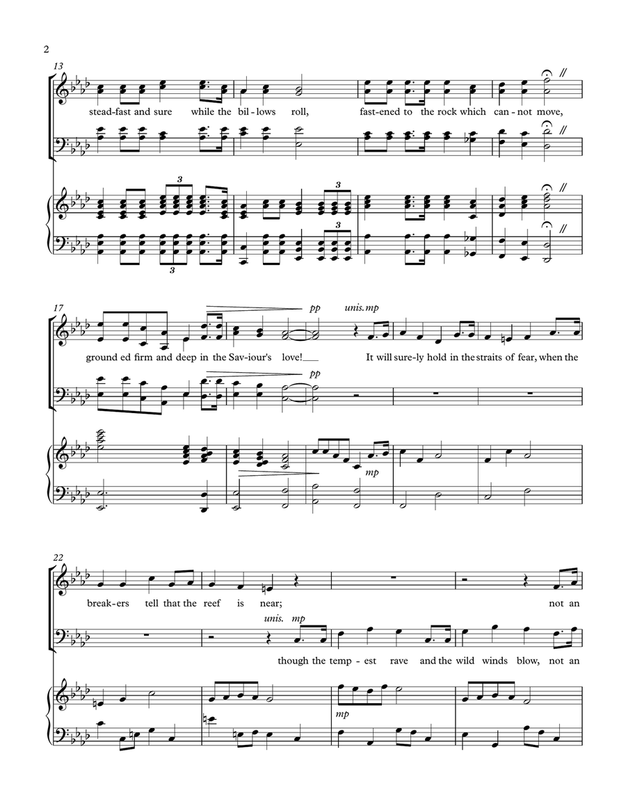 Will Your Anchor Hold Will Your Anchor Hold 4-Part scores gallery preview page 2