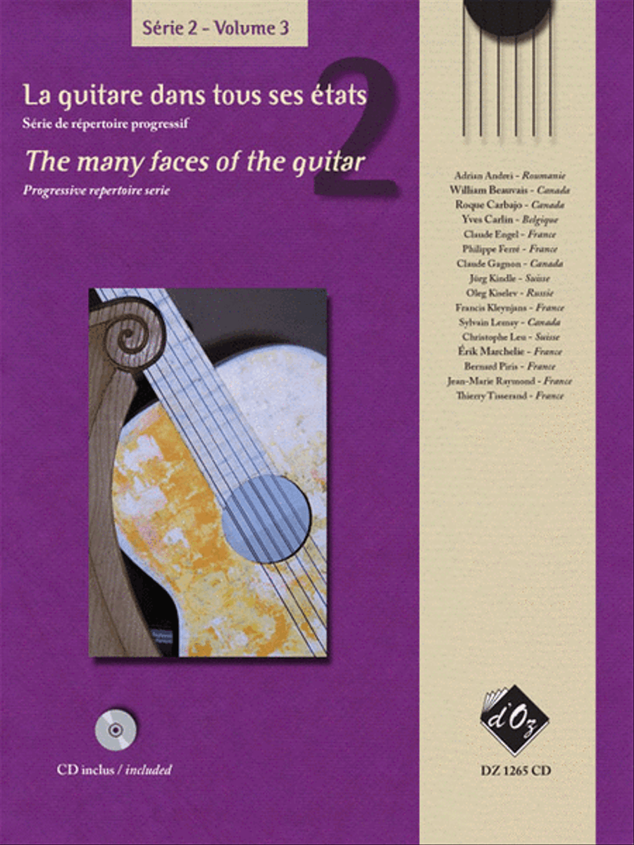 La guitare dans tous ses états, Série 2 - vol. 3 (CD inclus) Classical Guitar scores gallery preview page 1