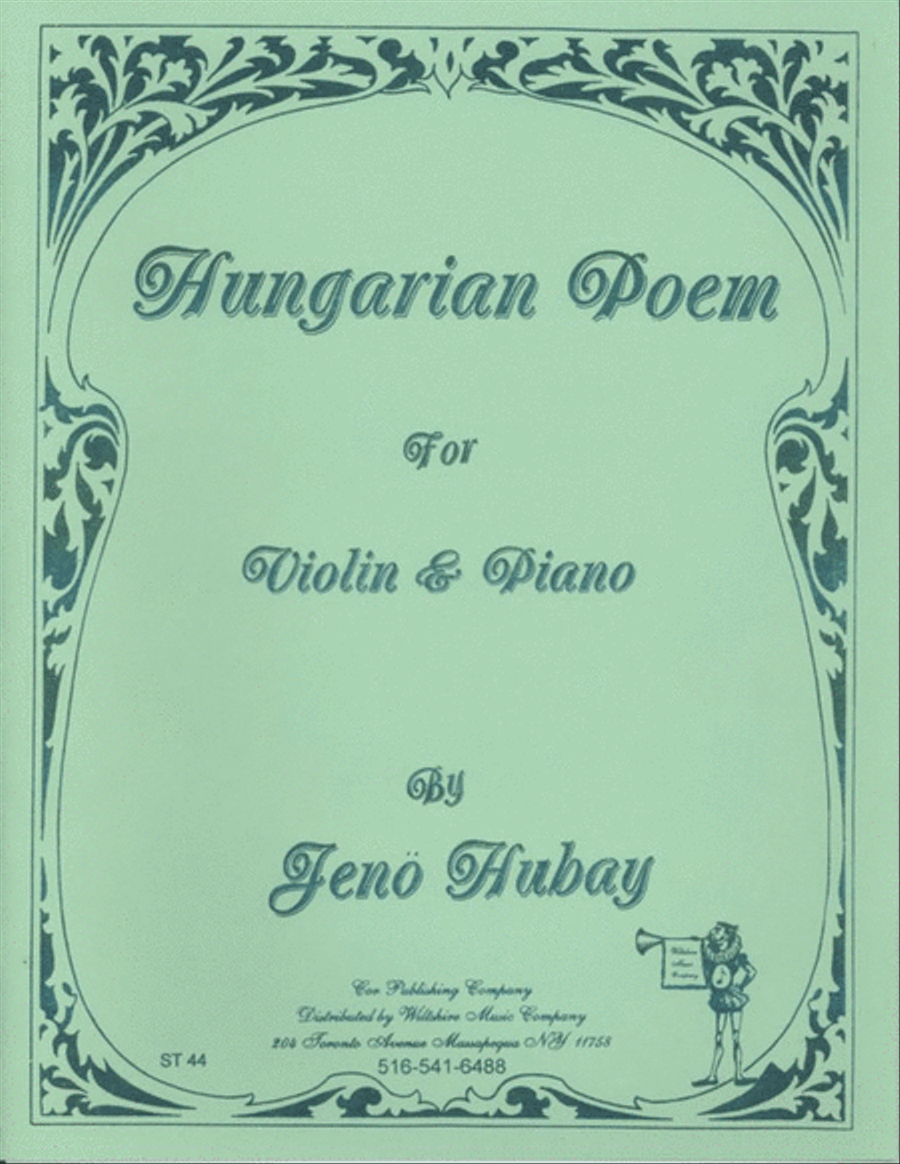 Hungarian Poem Violin Solo scores gallery preview page 1