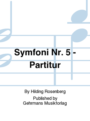 Symfoni Nr. 5 - Partitur