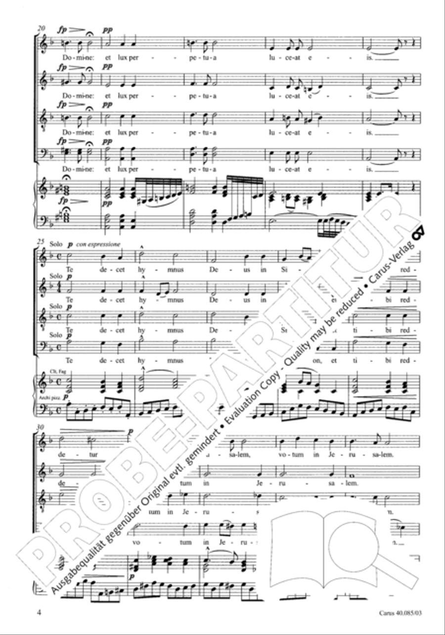 Missa pro defunctis Missa pro defunctis 4-Part scores gallery preview page 5