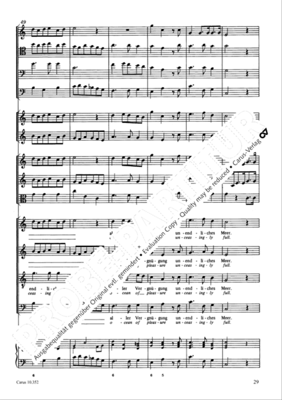 From the deepest comes our plea (Aus der Tiefen rufen wir) 4-Part scores gallery preview page 32