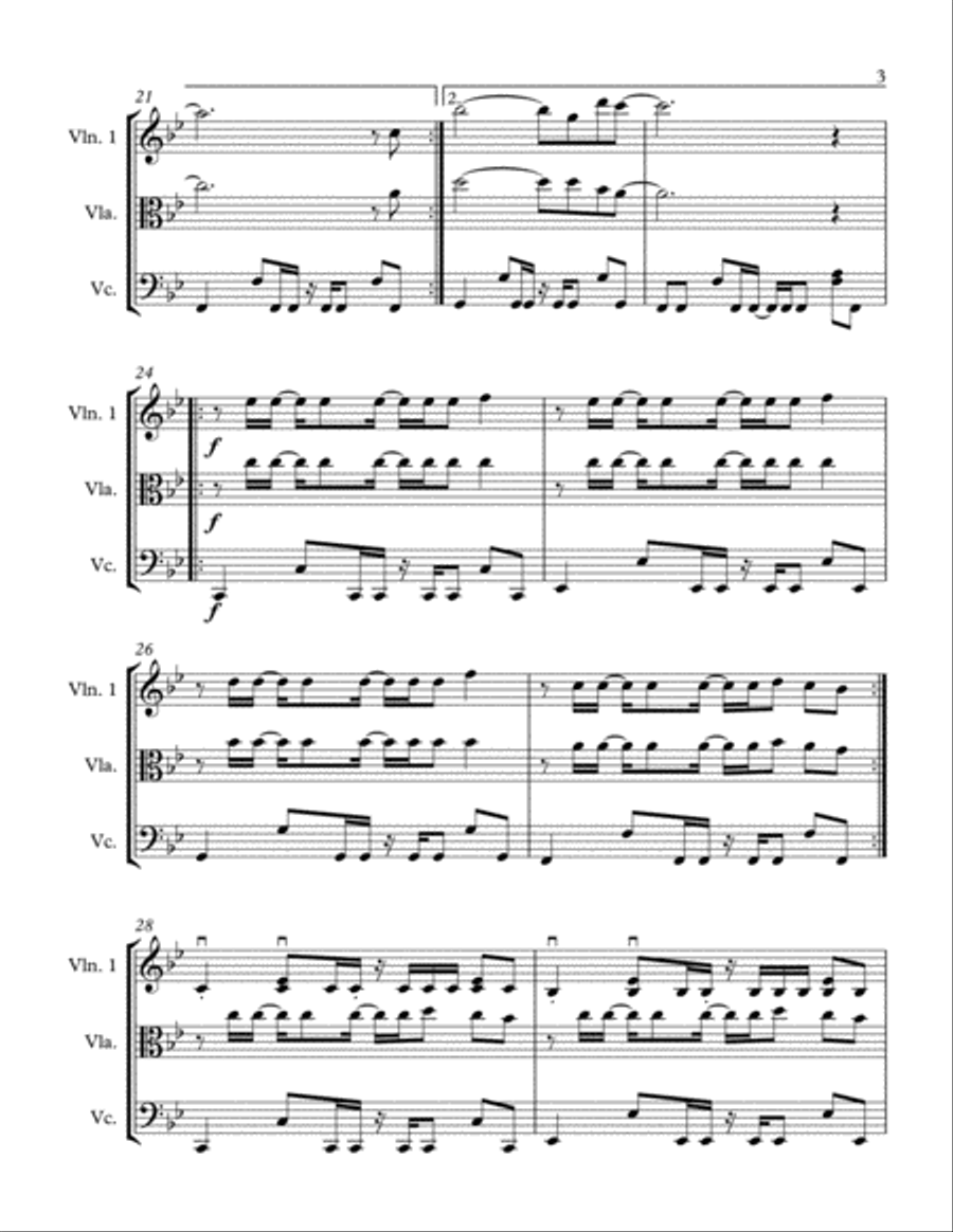 Get Lucky Get Lucky String Trio scores gallery preview page 4