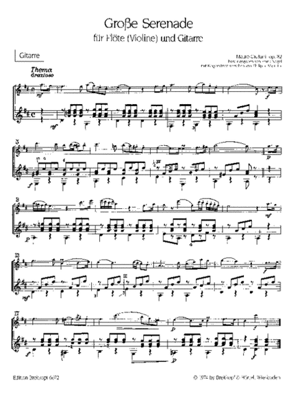 Grand Serenade Op. 82