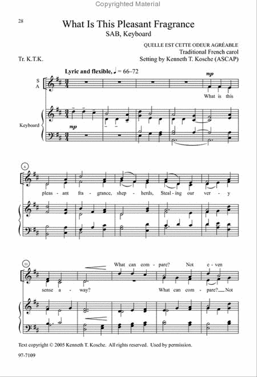 A Christmas Garland 3-Part scores gallery preview page 7